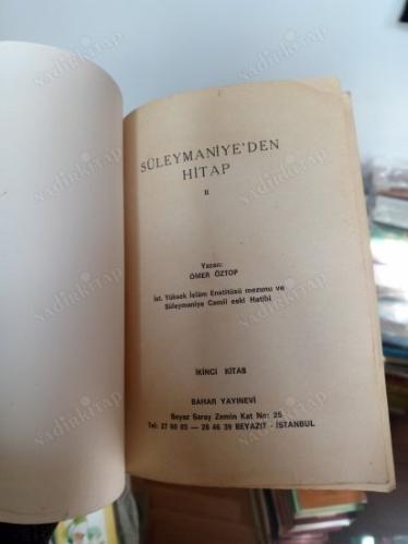SÜLEYMANİYE'DEN HİTAP 2.CİLT