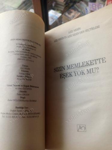 SİZİN MEMLEKETTE EŞEK YOK MU ?