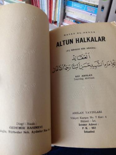 ALTUN HALKALAR ÜÇ RİSALE BİRARADA