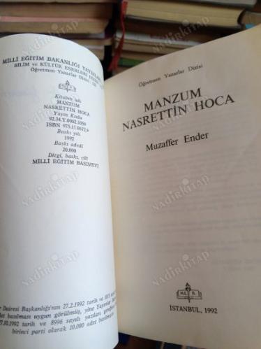 MANZUM NASRETTİN HOCA