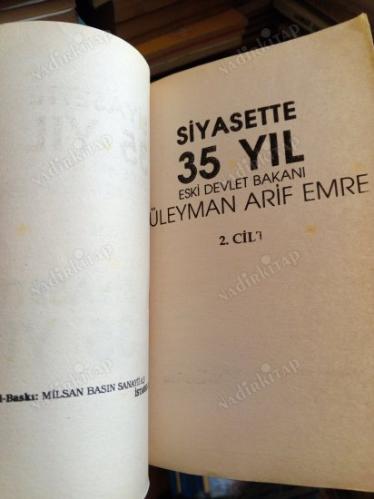 siyasette 35 yıl 2. kitap