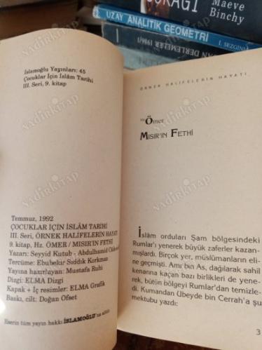 ÖRNEK HALİFELERİN HAYATI HZ. ÖMER Mısır'ın Fethi 9