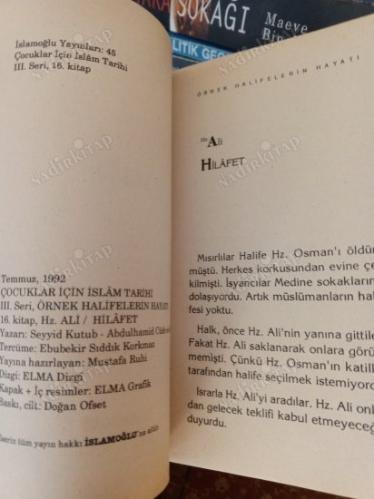 Örnek Halifelerin Hayatı Hz. Ali Hilafet 16