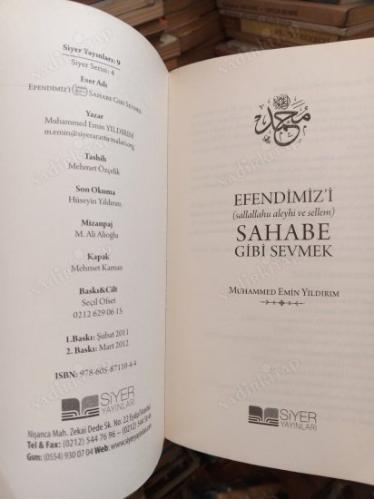 EFENDİMİZ'İ SAHABE GİBİ SEVMEK ROMAN BOY