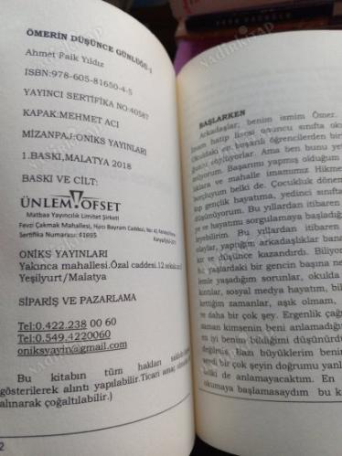 Gençler İçin Ömer'in Düşünce Günlüğü 1