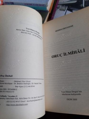 ORUÇ İLMİHALİ