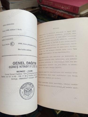 GIDA SÖZLÜĞÜ