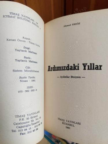 ARDIMIZDAKİ YILLAR - AYDINLAR DOSYASI 2