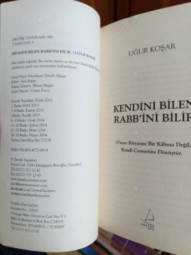 Kendini Bilen Rabb'ini Bilir