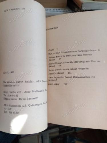 DSP SHP Nerede Birleşiyor Nerede Ayrılıyorlar?