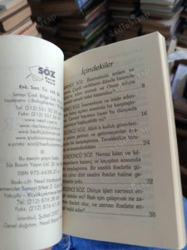 Risale-i Nur Külliyatından Küçük Sözler (CEP BOY)