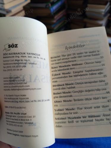 Risale-i Nur Külliyatı'ndan MEYVE RİSALESİ Cep Boy