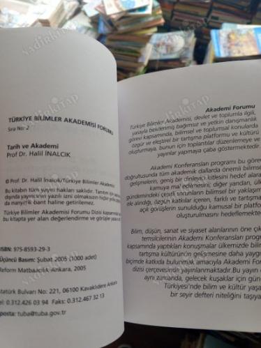 TARİH VE AKADEMİ ( AKADEMİ FORUMU 2)