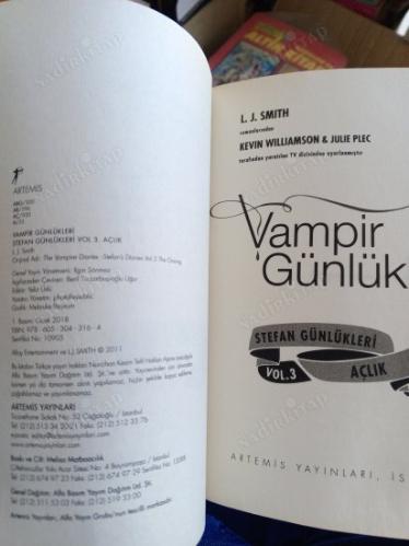 Vampir Günlükleri - Stefan Günlükleri Vol. 3 Açlık