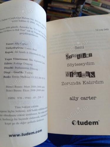 SENİ SEVDİĞİMİ SÖYLESEYDİM ÖLDÜRMEK ZORUNDA KALIRDIM
