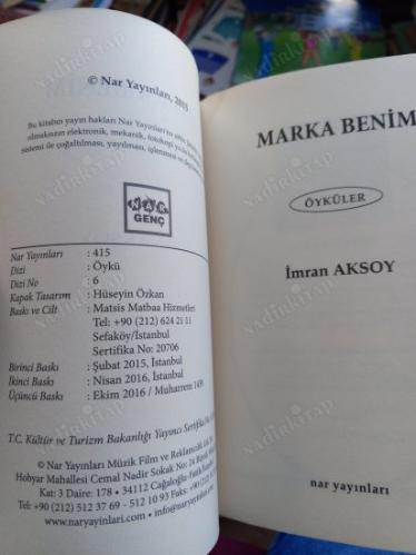 MARKA BENİM - kendinden uzaklaşan kişilere öyküler