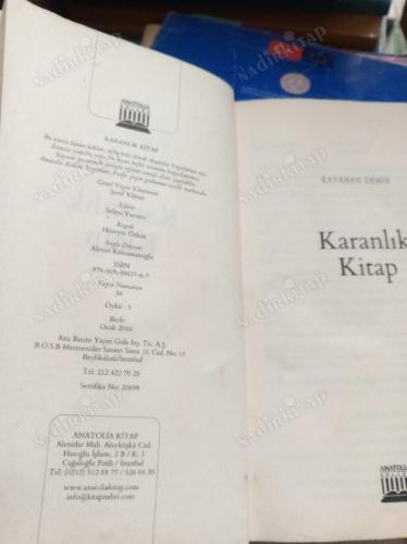 KARANLIK KİTAP