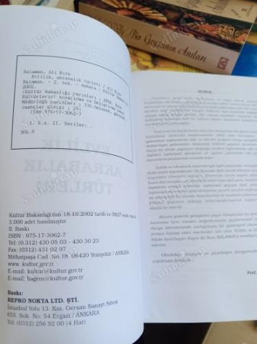 EVLİLİK AKRABALIK TÜRLERİ Sosyal Antropolojik Yaklaşımıyla