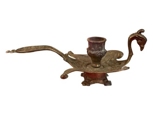 avrupa pirinç şinanay şamdan - 20 cm 8 cm