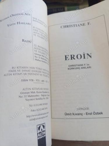 Eroin / Christiane F'nin Korkunç Anıları
