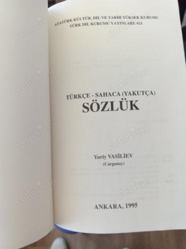 TÜRKÇE - SAHACA (YAKUTÇA) SÖZLÜK