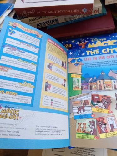 DISNEY's MAGIC ENGLISH * A SERİSİ * NO: 1,2,3,4,5,6,7,8,9,10,11,14,15,17,18,19,21,22,23,24,27 TOPLAMDA 21 DERGİ LOT * İNGİLİZCE'yi DİSNEY İLE KEŞFET