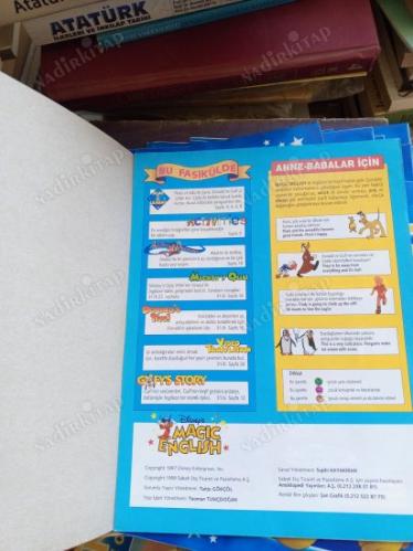 DISNEY's MAGIC ENGLISH * B SERİSİ * NO: 1,2,3,4,5,7,9,10,11,12,14,17,18,19,21,22,25,26,28,29,31 TOPLAMDA 21 DERGİ LOT * İNGİLİZCE'yi DİSNEY İLE KEŞFET