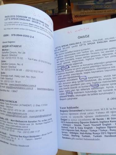Let's Speak English Book 6; İngilizce-Türkçe CD YOKTUR