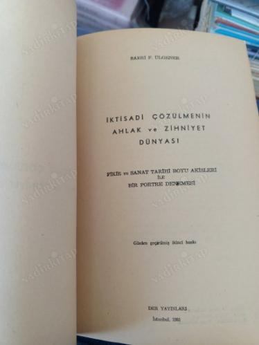 İktisadi Çözülmenin Ahlak ve Zihniyet Dünyası