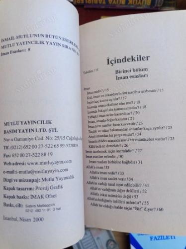 BEDİÜZZAMAN'IN GÖRÜŞLERİ IŞIĞINDA İMAN ESASLARI