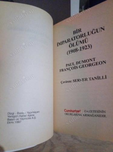 Bir İmparatorluğun Ölümü 1908-1923