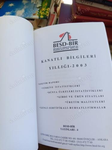 KANATLI BİLGİLERİ YILLIĞI 2003