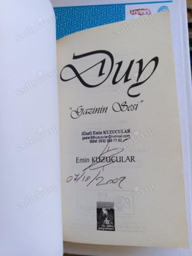 DUY GAZİNİN SESİ (İMZALI)