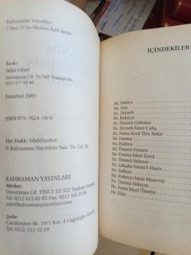 HANIM SAHABİLERİN HAYATI