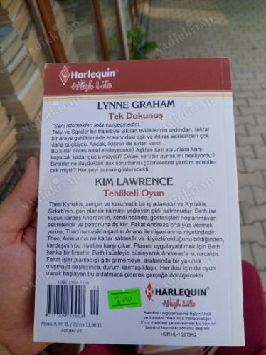 BEYAZ DİZİ - HARLEQUIN - High Life - 2 Roman / TEK DOKUNUŞ - TEHLİKELİ OYUN