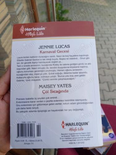 BEYAZ DİZİ - HARLEQUIN - High Life - 2 Roman / KARNAVAL GECESİ * ÇÖL SICAĞINDA