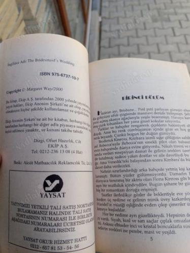HARLEQUIN YASEMİN İKİ ROMAN BİR ARADA NEDİMENİN DÜĞÜNÜ-DOĞRU KADININ PEŞİNDE