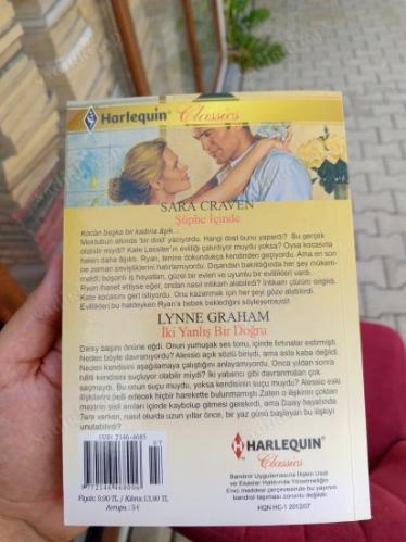 HARLEQUIN - ŞÜPHE İÇİNDE - İKİ YANLIŞ DOĞRU - İKİ ROMAN BİRARADA