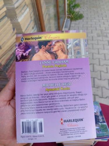 BEYAZ DİZİ - HARLEQUIN CLASSİCS 14 - PARANIN PEŞİNDE & AYNADAKİ KADIN- İKİ KİTAP BİR ARADA
