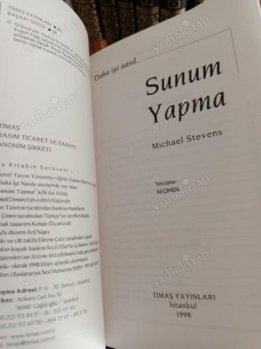 DAHA İYİ NASIL... SUNUM YAPMA