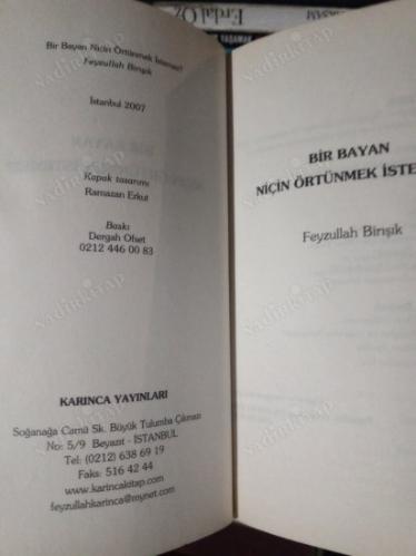 BİR BAYAN NİÇİN ÖRTÜNMEK İSTEMEZ?