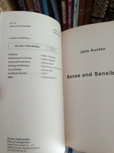 SENSE AND SENSIBILITY