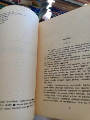 BAŞLANGIÇTAN GÜNÜMÜZE KADAR - TÜRK ROMANLARI