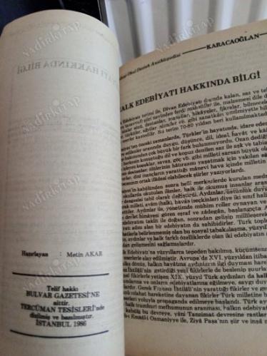 Karacaoğlan Hayatı ve Eserleri