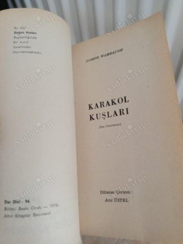 KARAKOL KUŞLARI