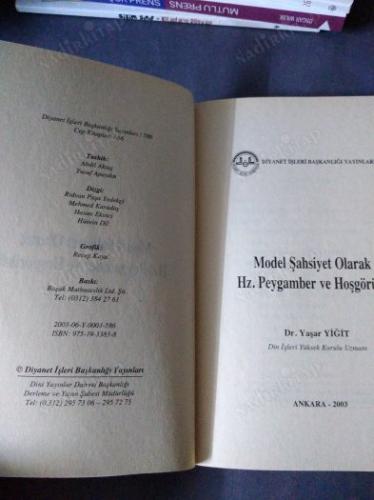MODEL ŞAHSİYET OLARAK HZ. PEYGAMBER VE HOŞGÖRÜSÜ