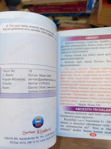Abdest - Gusül ve Namaz