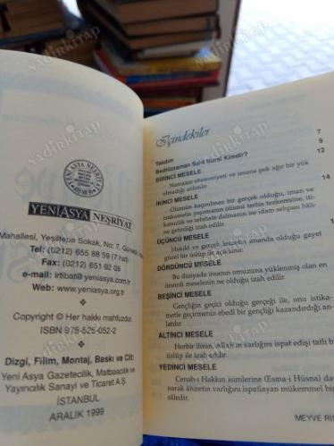 MEYVE RİSALESİ (CEP BOY)