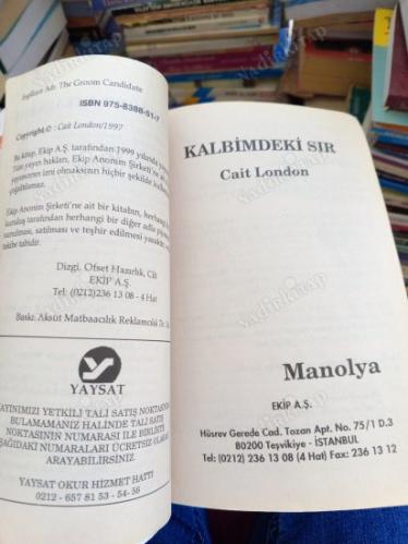 HARLEQUIN MANOLYA KIRMIZI DİZİ İKİ ROMAN BİR ARADA KALBİMDEKİ SIR-NEW ORLEANS SOKAKLARI