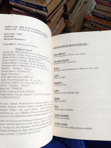 HARLEQUIN / İTALYAN PATRONUN OYUNU - BEKAR ANNE-İKİ ROMAN BİR ARADA
